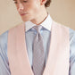 Pure Silk Double Breasted Waistcoat - Pastel Pink