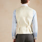 Pure Silk Double Breasted Waistcoat - Pastel Pink