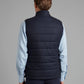 Quilted Gilet Wool - Navy