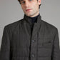 Quilted Jacket Wool - Dark Grey