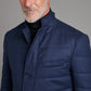 Quilted Jacket Wool - Navy