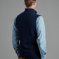 Reversible Cashmere Vest - Navy & Gunmetal