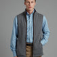 Reversible Cashmere Vest - Navy & Gunmetal