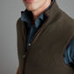 Reversible Cashmere Vest - Navy & Moss