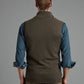 Reversible Cashmere Vest - Navy & Moss