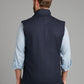 Reversible Gilet - Navy & Green Loden