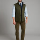 Reversible Gilet - Navy & Green Loden