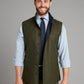 Reversible Gilet - Navy & Green Loden