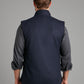 Reversible Gilet - Navy & Grey Loden