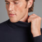 Turtle Neck Merino Sweater - Navy