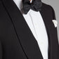 Shawl Lapel Bamboo Dinner Jacket - Black