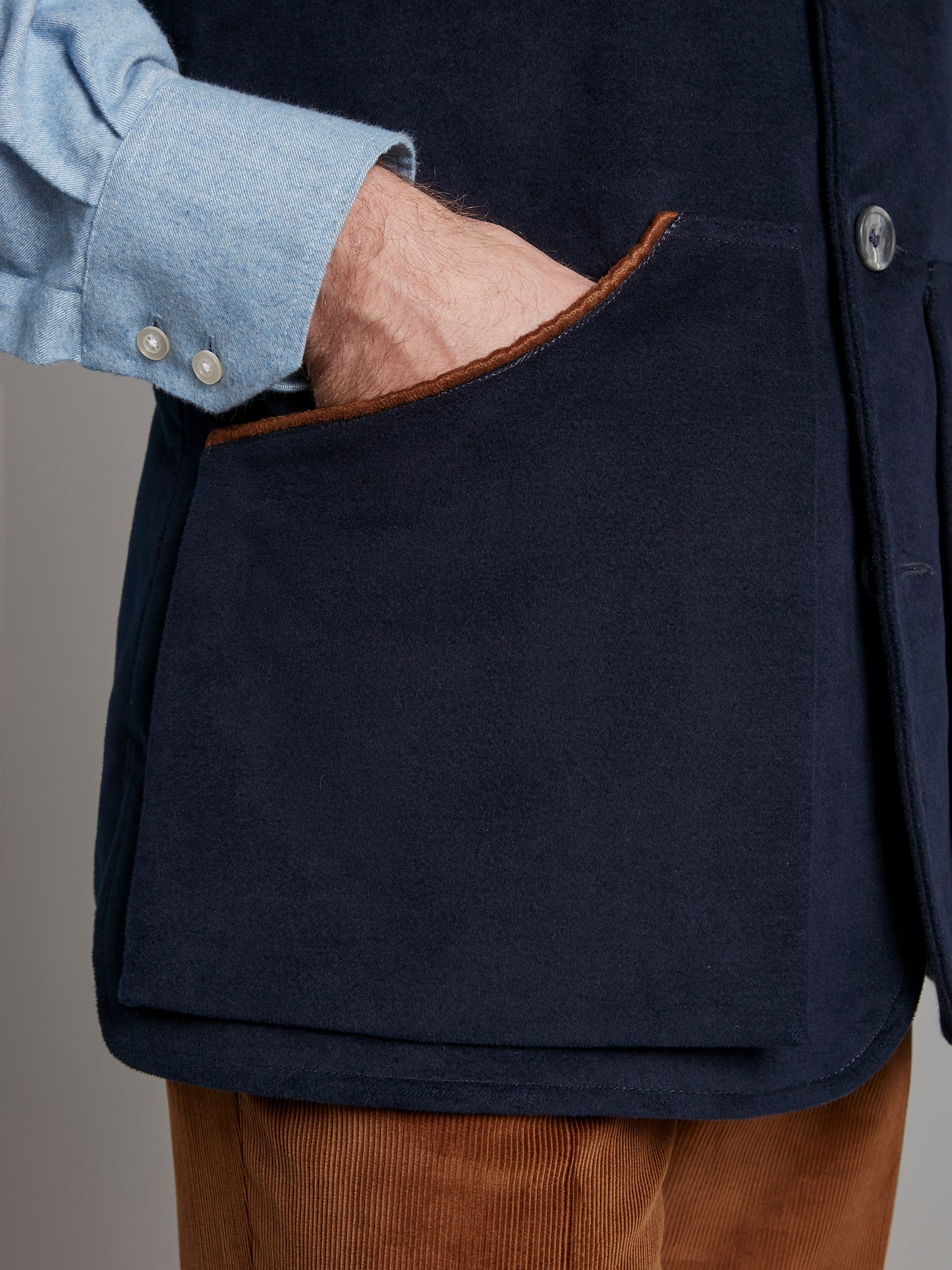 Shooting Vest - Moleskin Navy