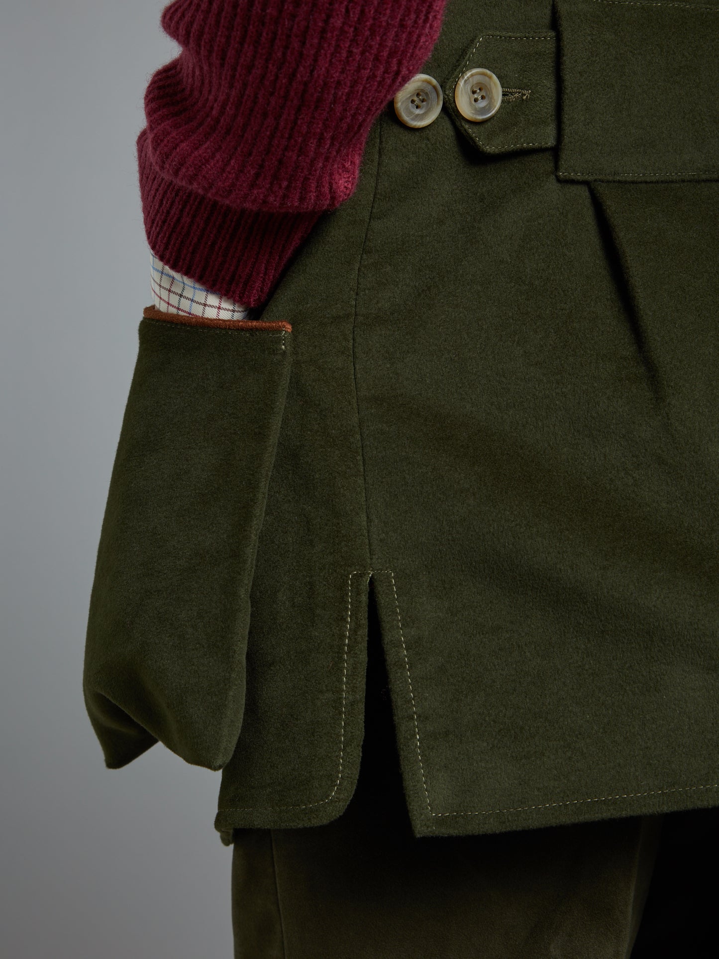 Shooting Vest - Moleskin Olive