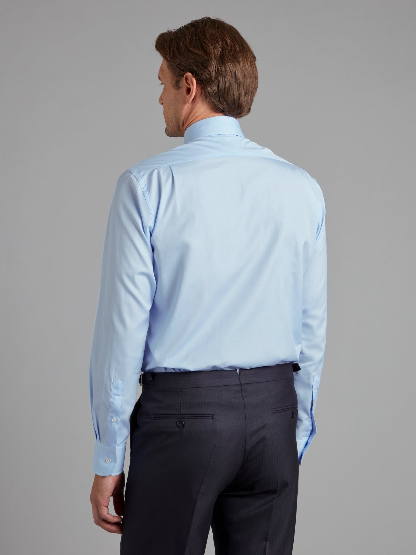 Single Cuff City Shirt, Poplin - Blue