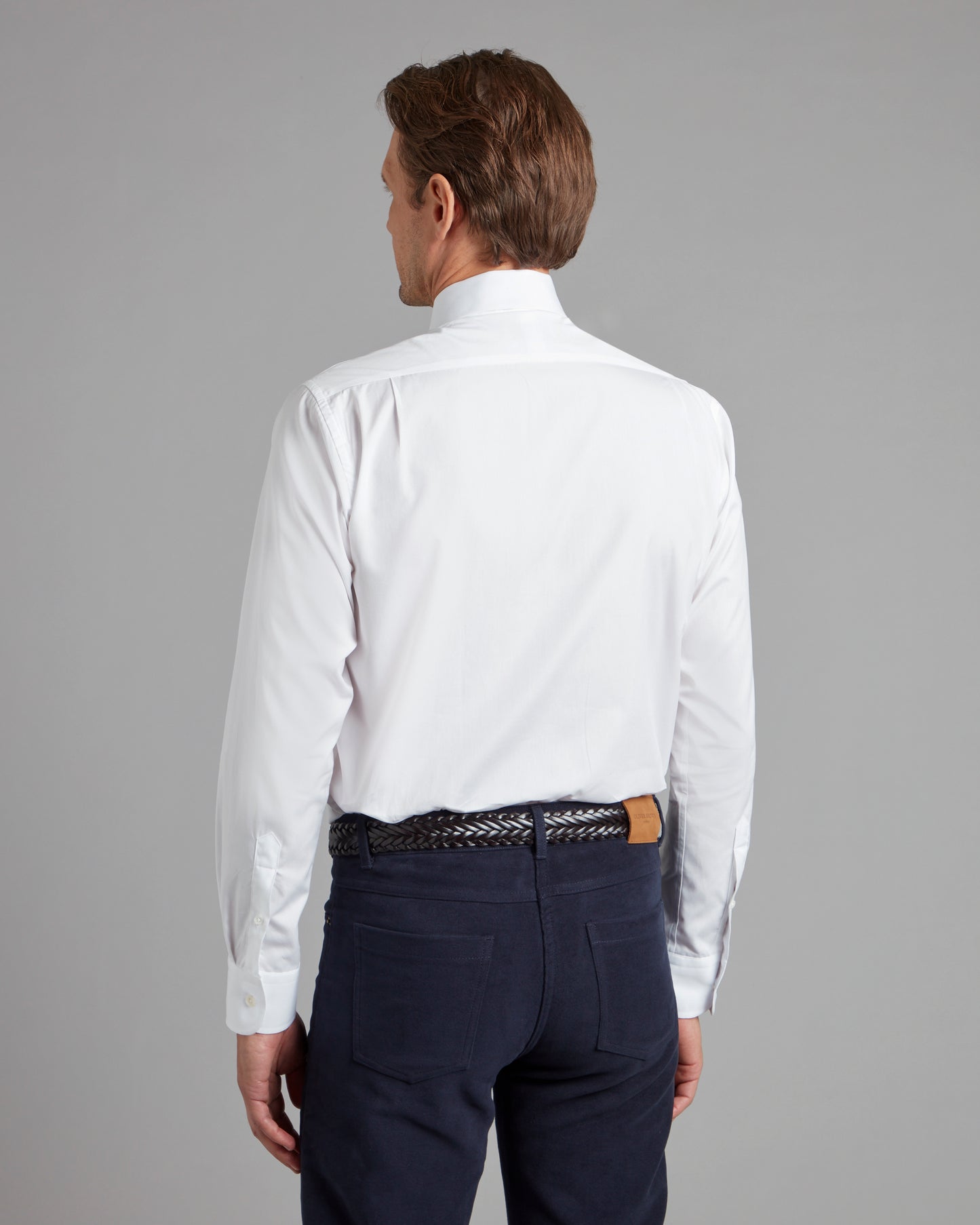 Single Cuff City Shirt, Poplin - White