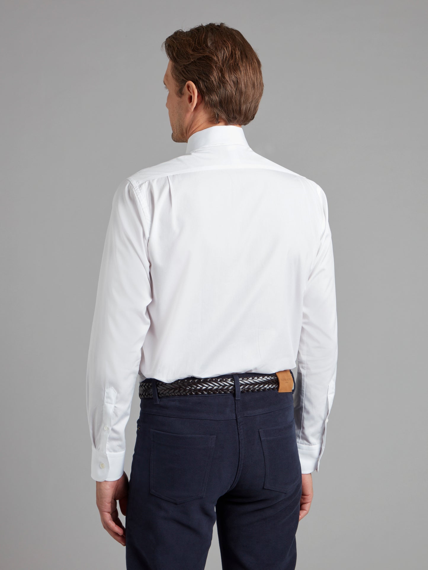 Single Cuff City Shirt, Poplin - White