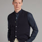 Sleeveless Cardigan Cashmere Blend - Navy