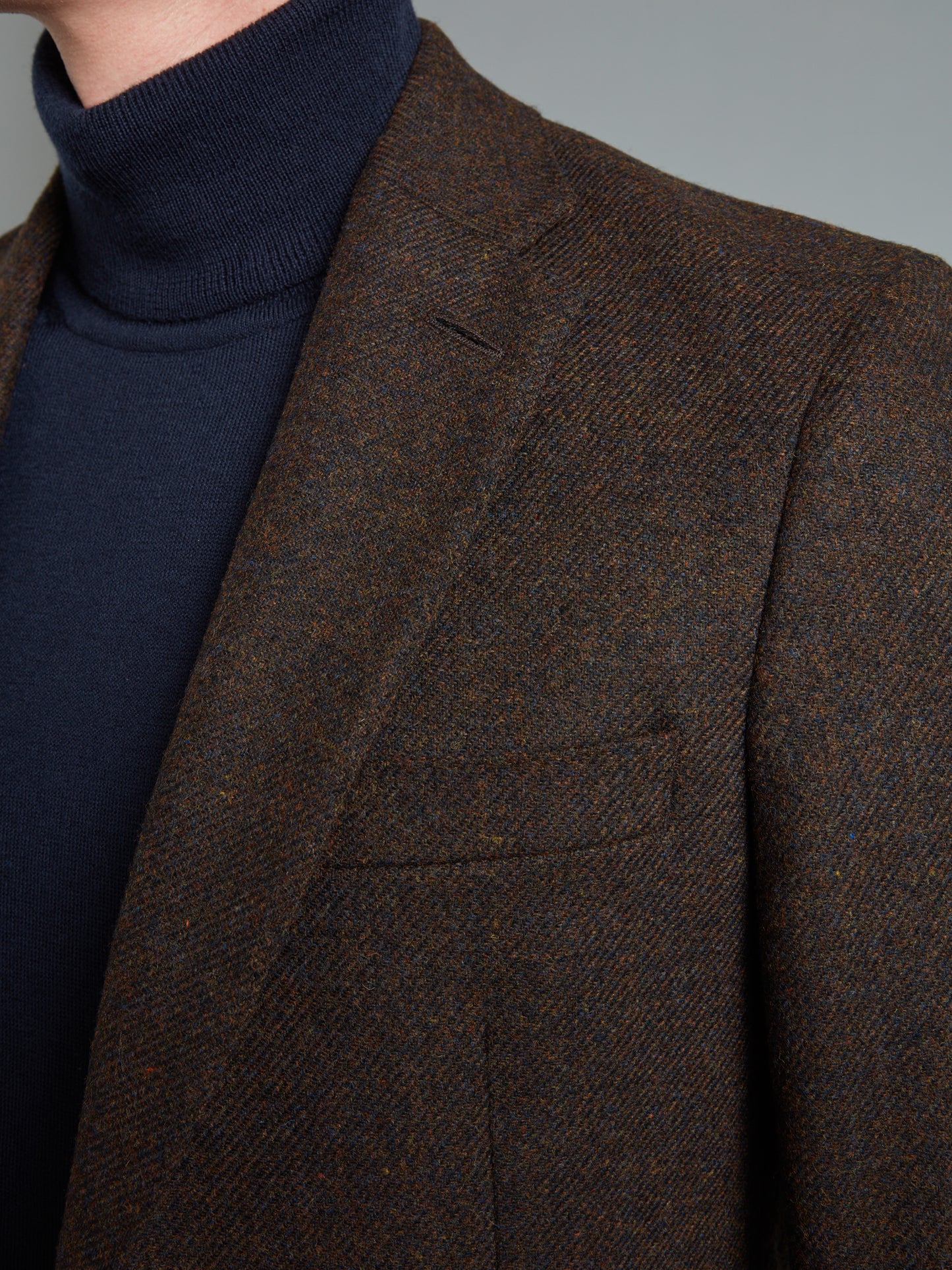 Sloan Exclusive Jacket - Mid Weight Brown Wool