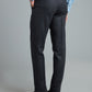 Sloan Pleated Trousers - Denim Blue Wool Twill