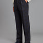 Tartan Trousers - Navy Brown