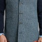 Gilet Tweed - Nailhead Blue