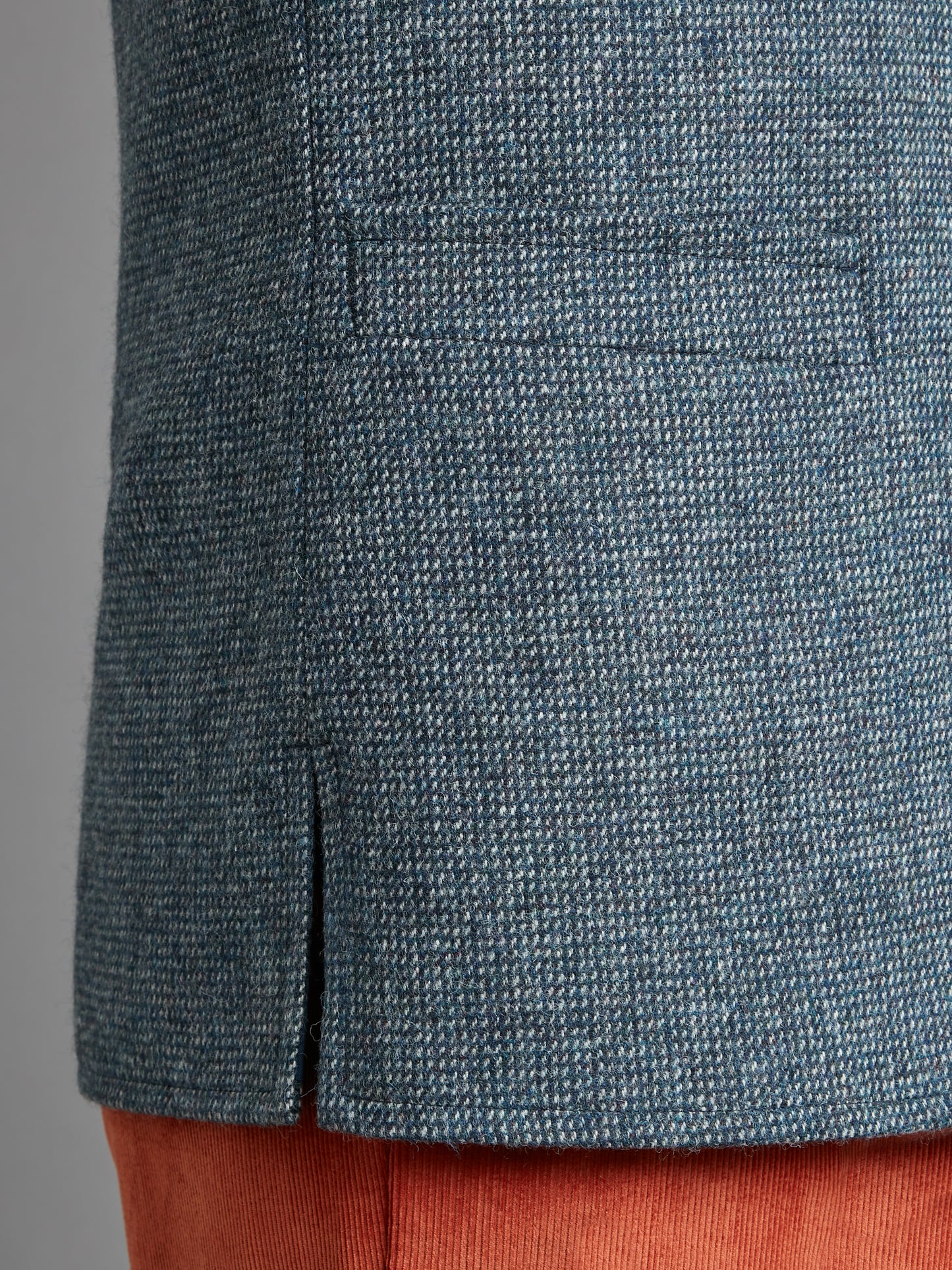 Gilet Tweed - Nailhead Blue