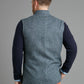 Gilet Tweed - Nailhead Blue