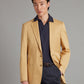 Unstructured Jacket - Beige Cotton