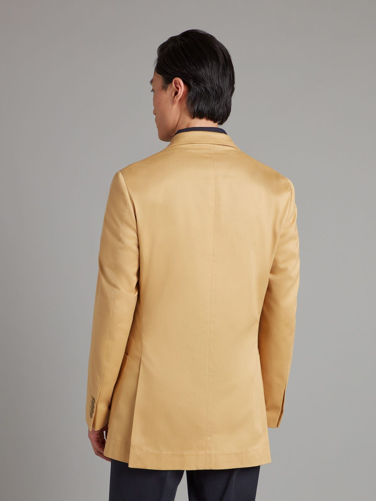 Unstructured Jacket - Beige Cotton