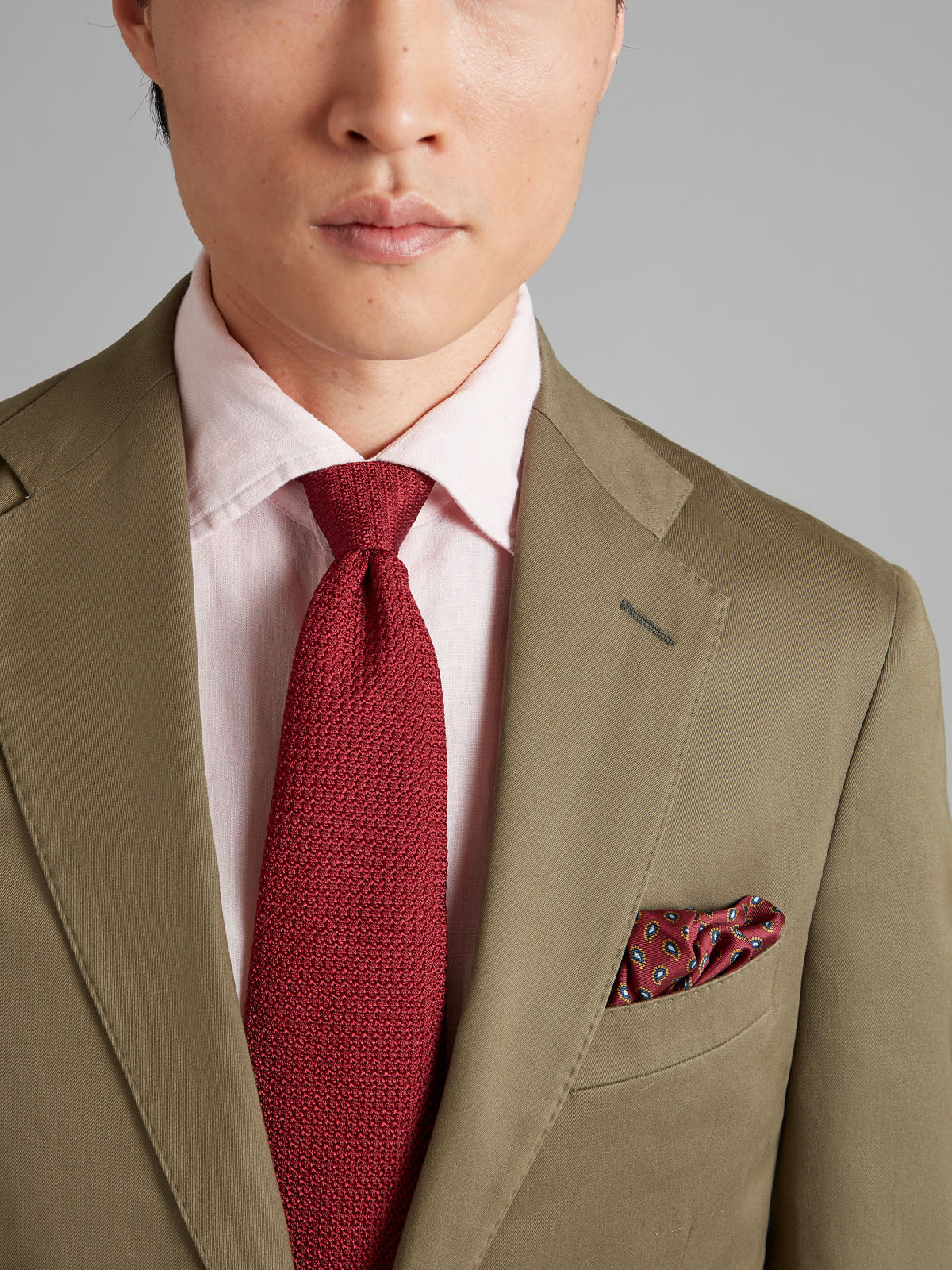 Unstructured Jacket - Olive Cotton