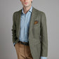 Unstructured Jacket - Nailhead Cool Sage