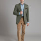 Unstructured Jacket - Nailhead Cool Sage