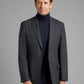 Unstructured Jacket - Charcoal Wool