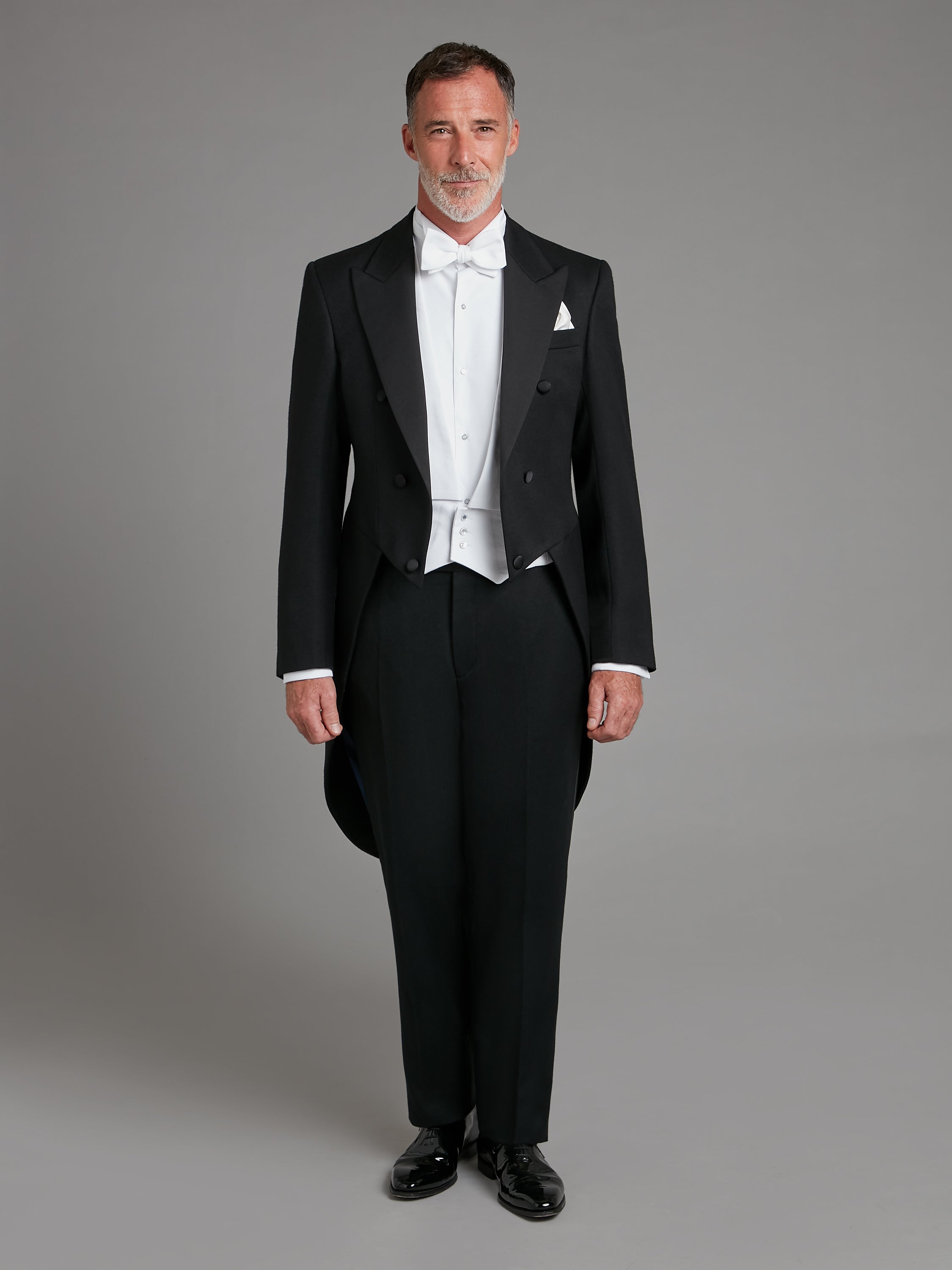 White Tie Evening Tails Black Men s Evening Tails Oliver Brown London