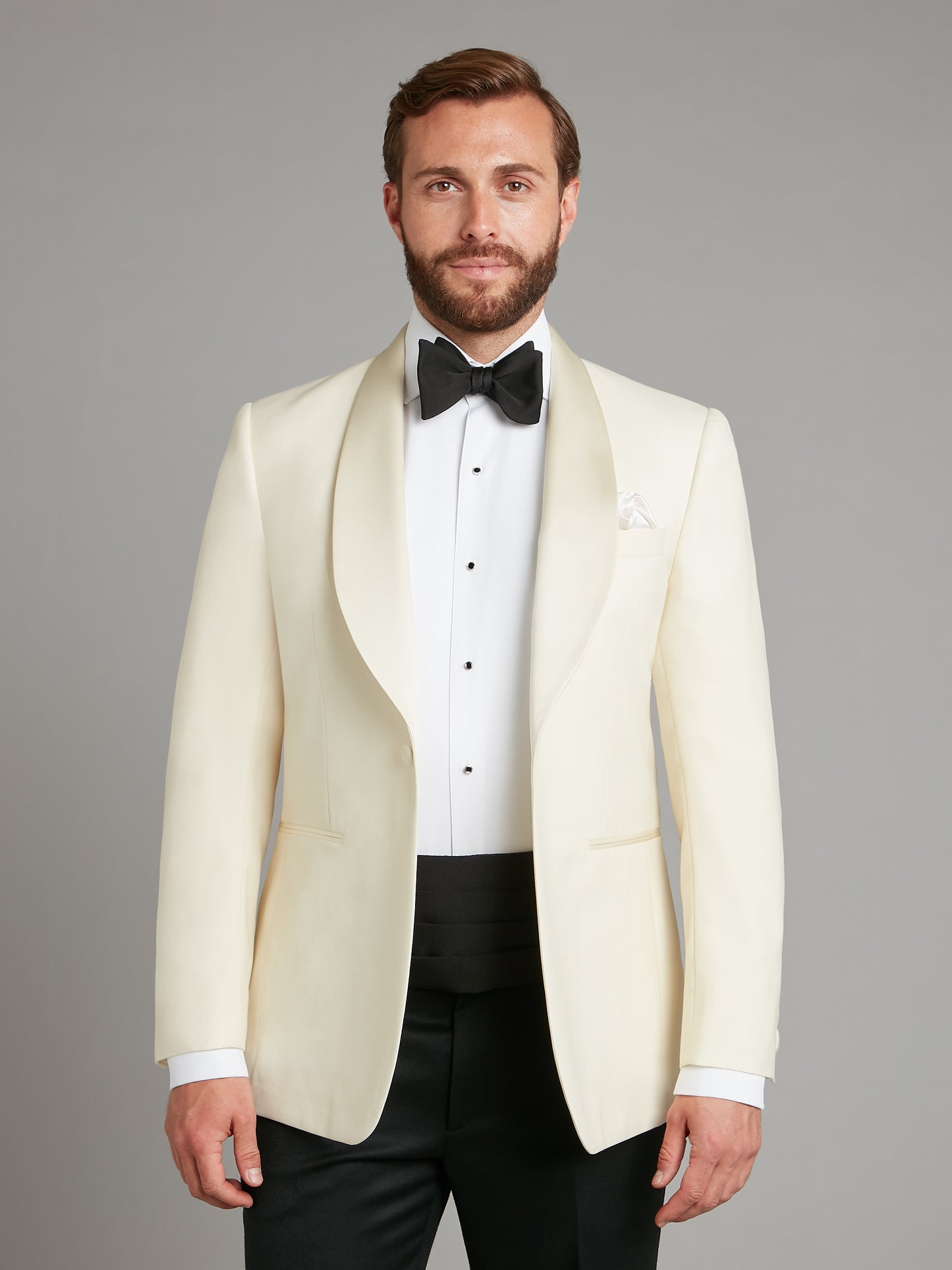 Whittaker Dinner Jacket - White Barathea