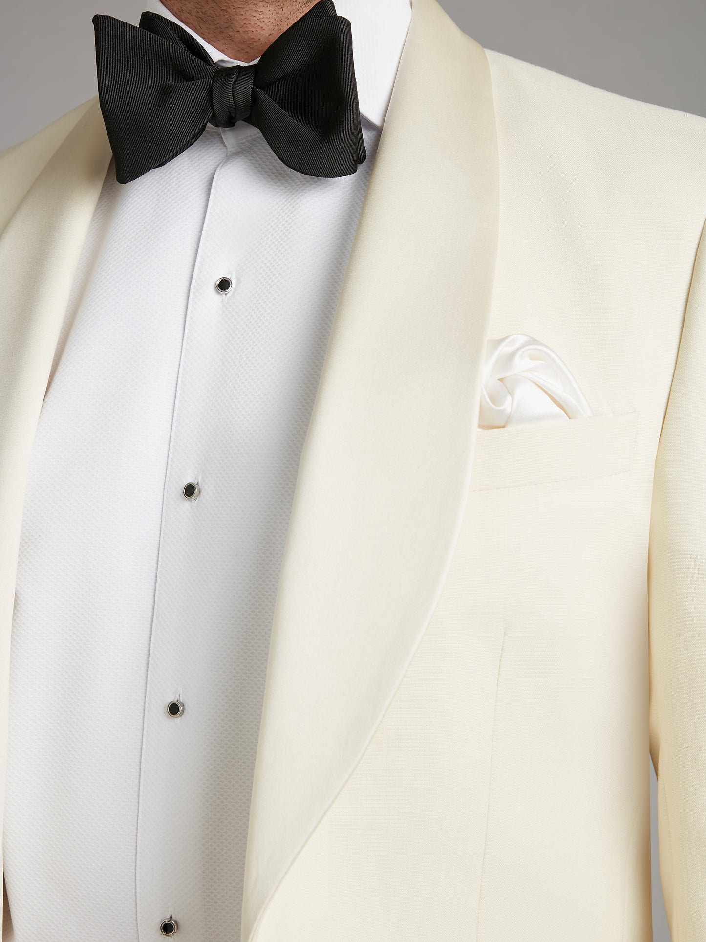 Whittaker Dinner Jacket - White Barathea