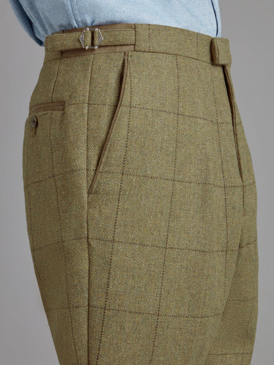 Breeks - Moss Windowpane Tweed