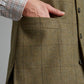 Gilet - Moss Windowpane Tweed