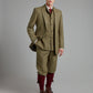 Gilet - Moss Windowpane Tweed