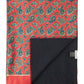 Wool & Silk Scarf, Paisley - Red