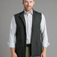 Zip Up Vest - Dark Grey Drago Flannel