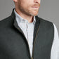 Zip Up Vest - Dark Grey Drago Flannel