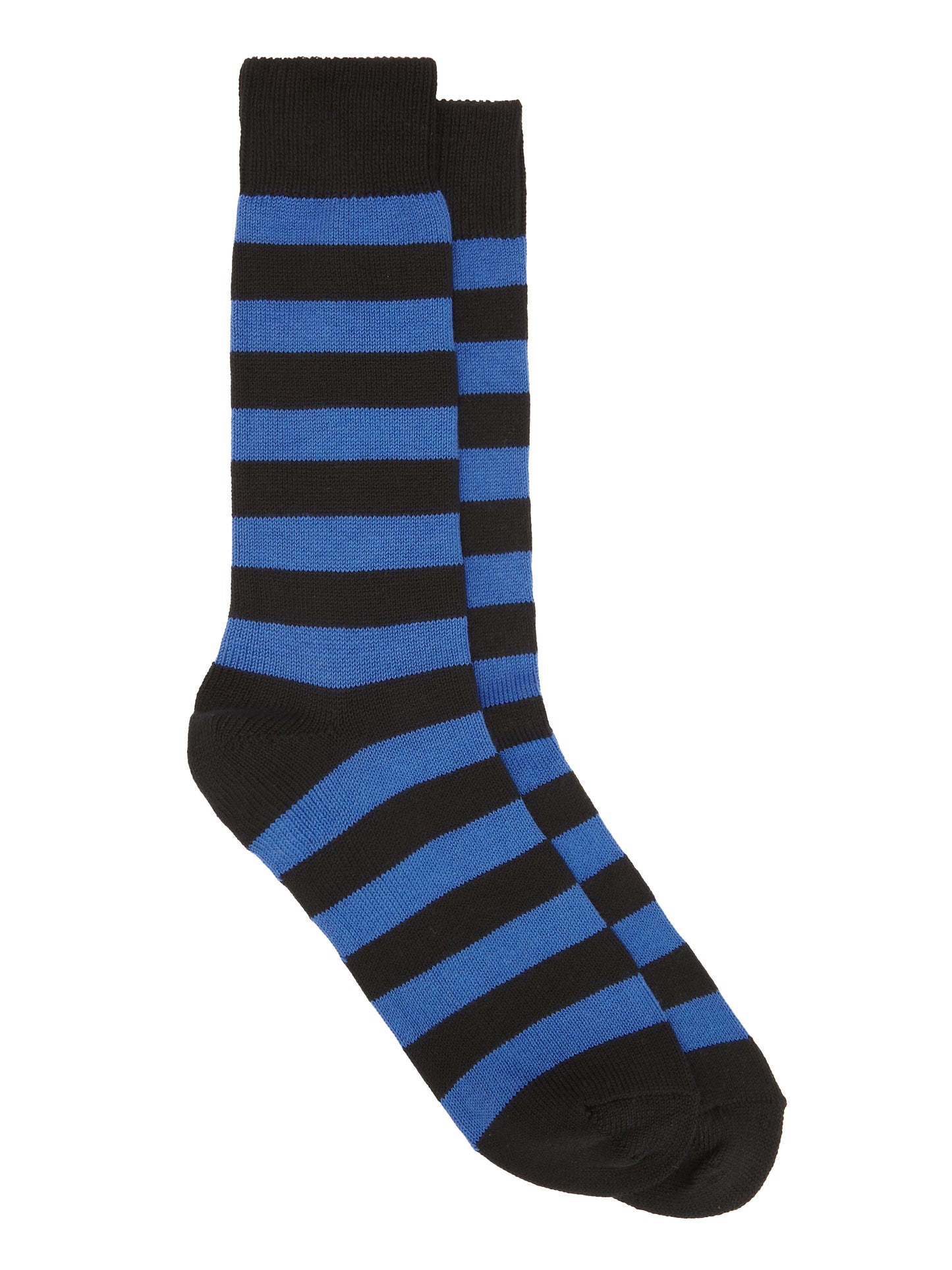 Hoop Socks - Black/Royal