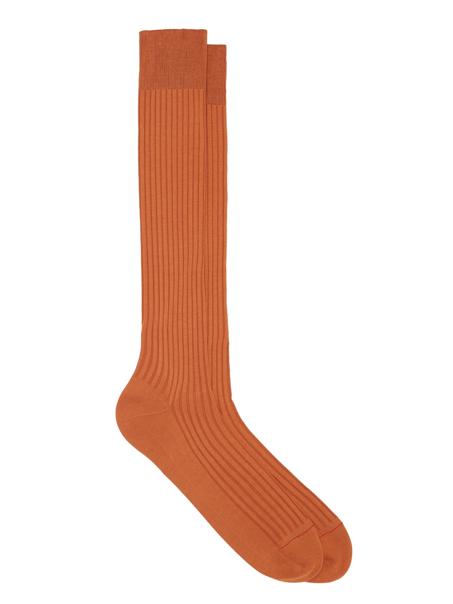 Long Pantherella Cotton Socks - Cumin