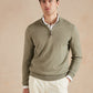 Quarter-Zip Jumper - Sage Green