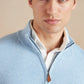 Quarter-Zip Jumper - Sky Blue