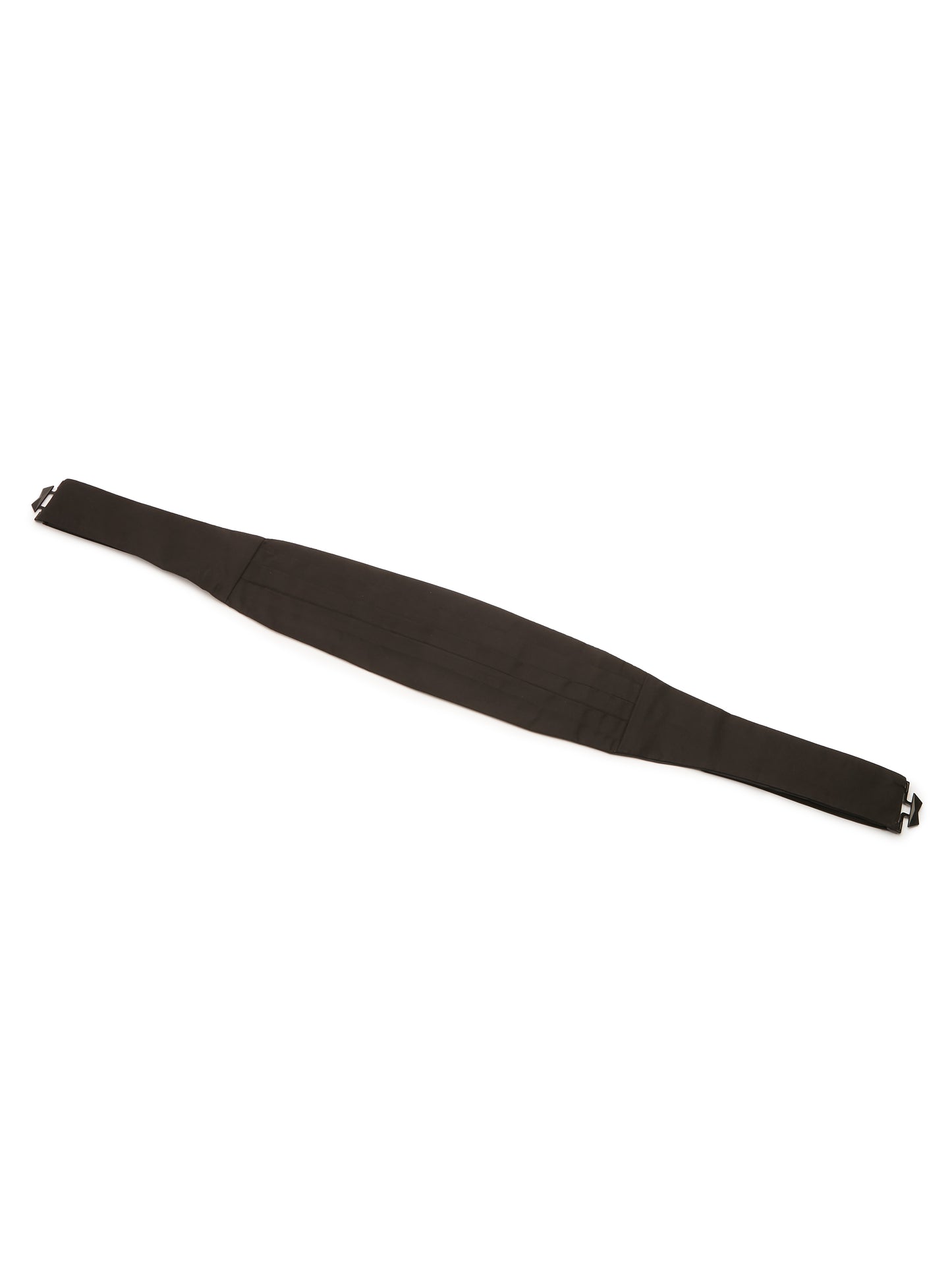 Silk Barathea Cummerbund - Black