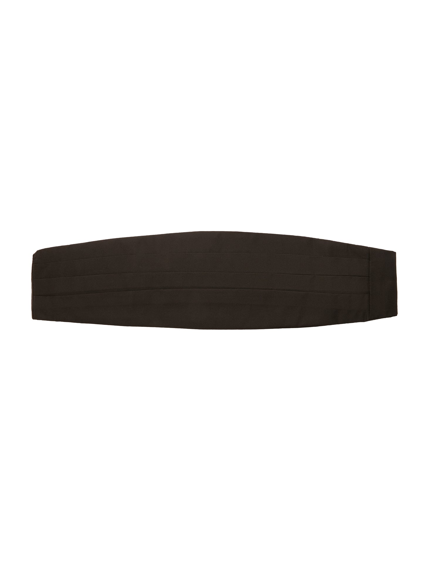 Silk Barathea Cummerbund - Black