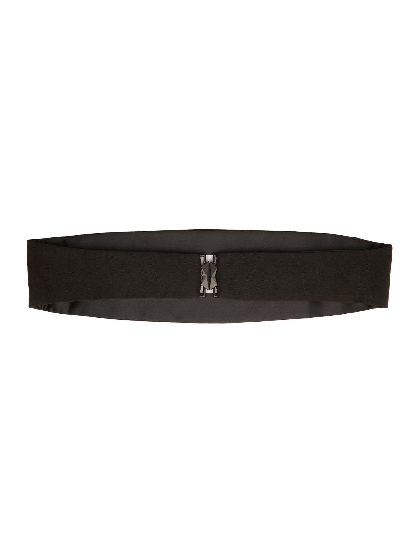 Silk Barathea Cummerbund - Black