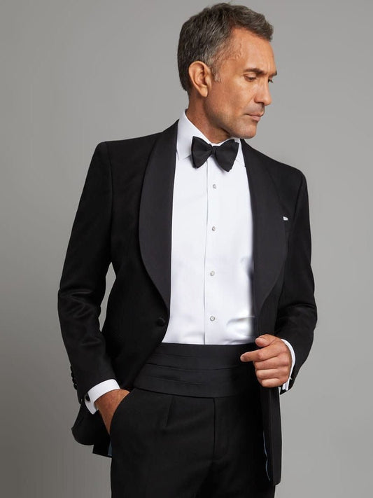 Plain Facing Whittaker Dinner Jacket - Black